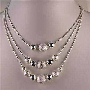 GREAT FOR MOM ON THAT EVENING OUT - 925 SILVER BEAD NECKLACE