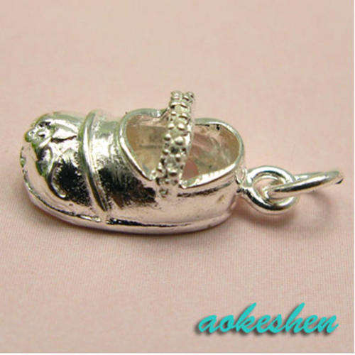 925 STERLING SILVER BABY SHOE CHARM