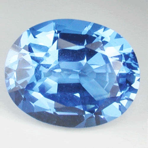 15.60ct BEAUTIFUL SWISS BLUE TOPAZ OVAL GEMSTONE
