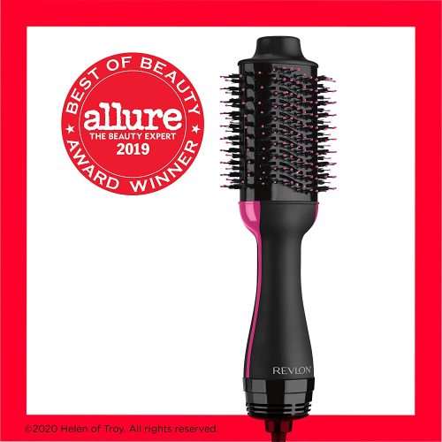 Revlon One-Step Hair Dryer And Volumizer Hot Air Brush, Black