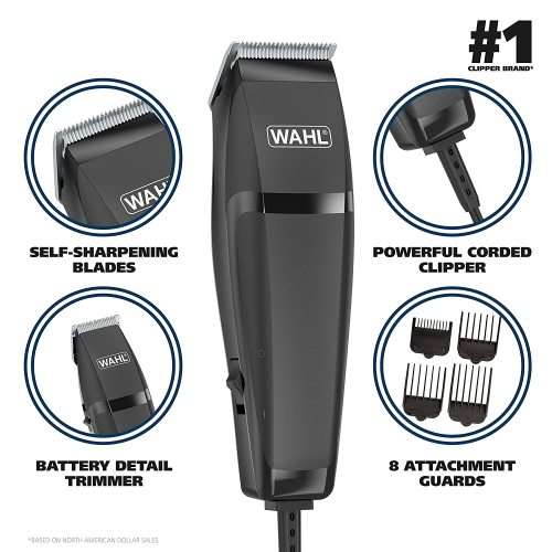Wahl Clipper Combo Pro 14 Piece Styling Kit with Hair Clipper and Beard Trimmer for Total Body Groom