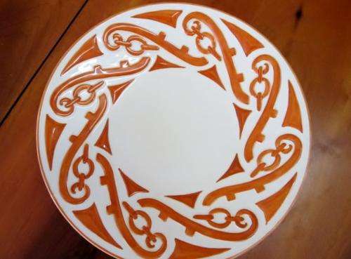 1949 Crown Devon wall plate
