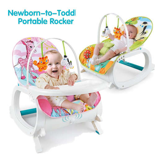 Baby Infant Rocker Bouncer Newborn Toddler Portable Rocker Swing Vibration