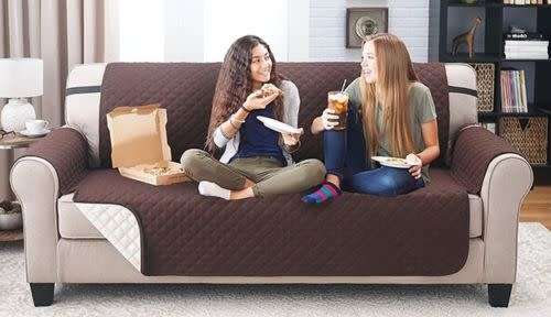 COUCH COAT Funda para SOFA REVERSIBLE LAVABLE PROTECTORA IMPERMEABLE