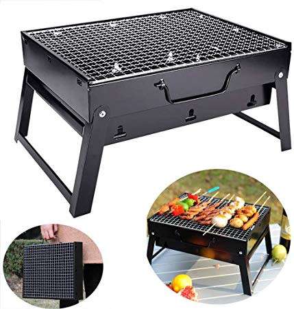 Portable And Foldable Charcoal Barbeque BBQ Grill