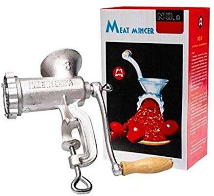 Metal Meat Mincer - Size 8