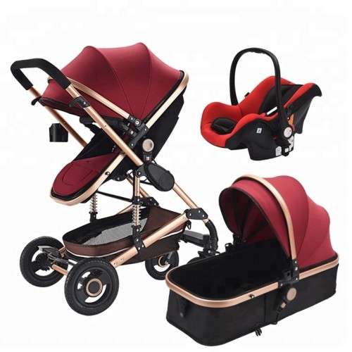 Baby Pram Stroller - 3 Function