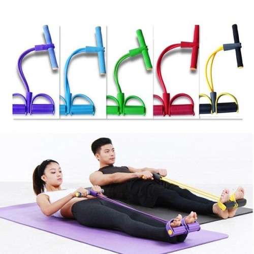 Multifunctional Sit-up Bodybuilding Expander Leg Exerciser Pull Rope