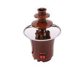 Mini Chocolade Fontein Creatieve Ontwerp Chocolade Melt Met Verwarming Fondue Machine