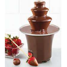 Mini Chocolade Fontein Creatieve Ontwerp Chocolade Melt Met Verwarming Fondue Machine
