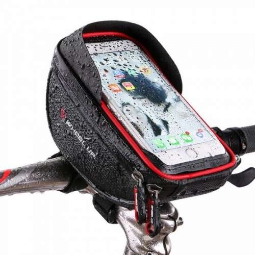 WHEEL UP Waterproof MTB Road Bike Bicycle Front Bag Cycling Top Tube Frame Handlebar Bag