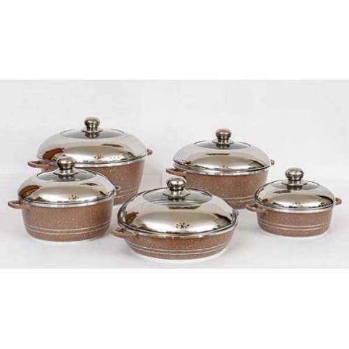 Dessini 10 Pieces Die Casting Cookware Set