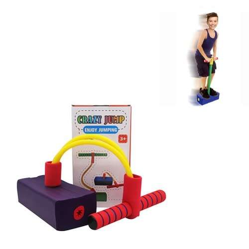 Children Frog Jumping Toy Sound Bounce Shoes - Purple