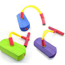Children Frog Jumping Toy Sound Bounce Shoes - Purple