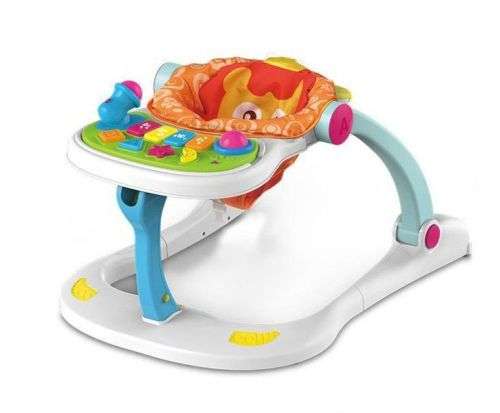 4-In-1 Multi-Functional Baby Push Walker with Music Entertainment