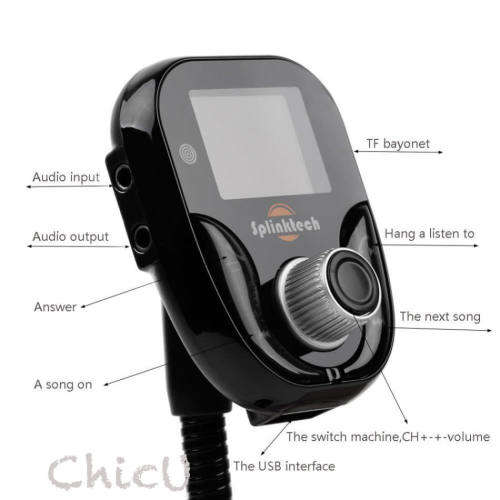 Travel Bluetooth FM Transmitter Car Charger Kit With MP3