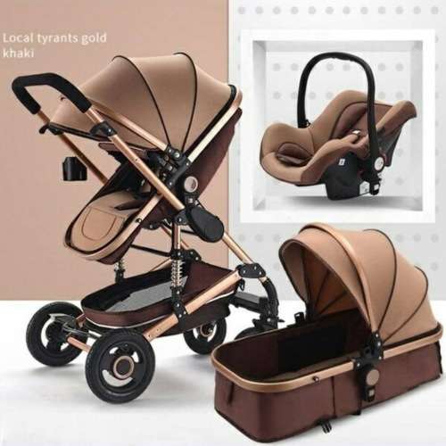 Belecoo 3 in 1 Baby Stroller Belecoo Tyrant Luxury Stroller
