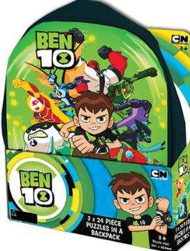 Ben 10 back pack 3 Puzzle In Backpack included