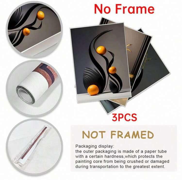 3pcs Canvas Frame