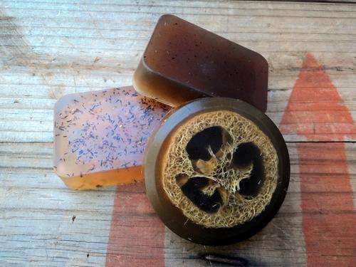 Combo of 3 soaps: Green Tea Detox, Coffee Kick, Rooibos Tea Boost (Natural & Handmade)