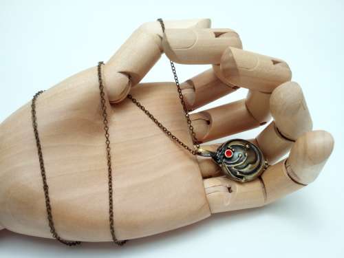 Antique Gold Locket Necklace