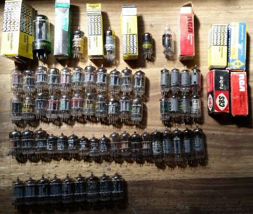Huge Lot Of 66 Audio Valves/Tubes