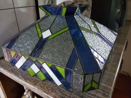Stained Glass Hanging Light Shade
