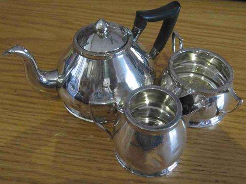 Hallmarked Chester Sterling Silver Tea Set