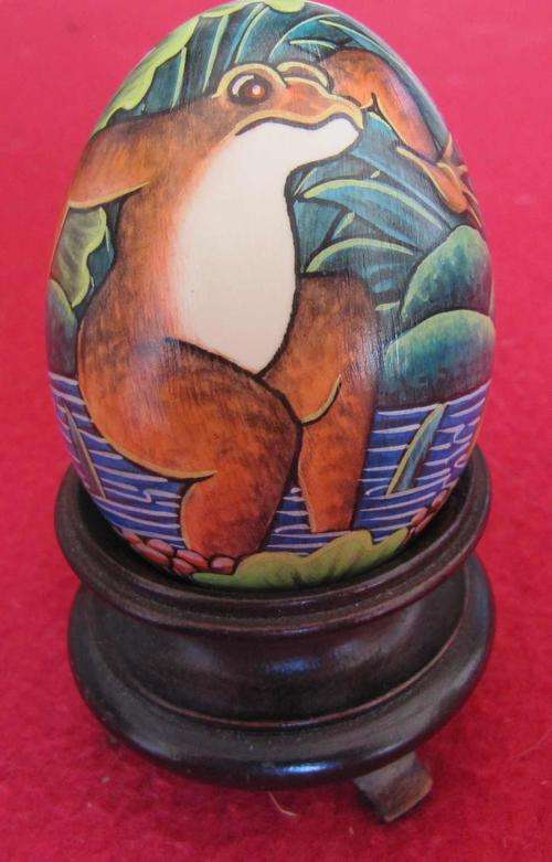 Hand Painted Chicken Egg