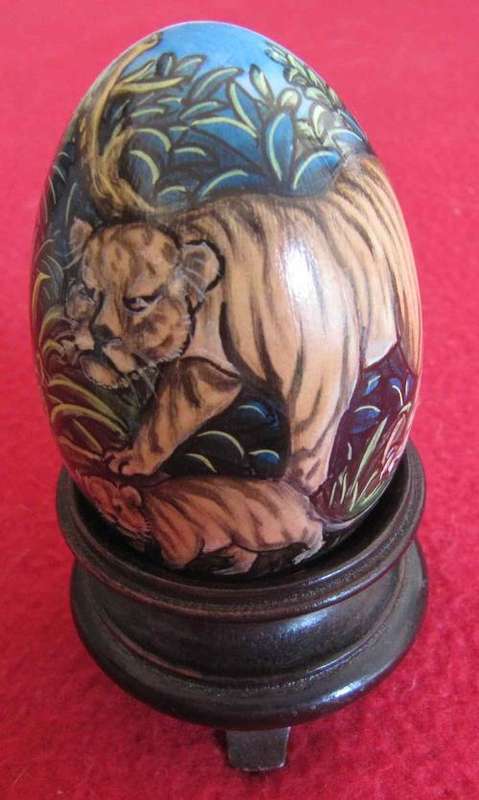 Hand Painted Chicken Egg
