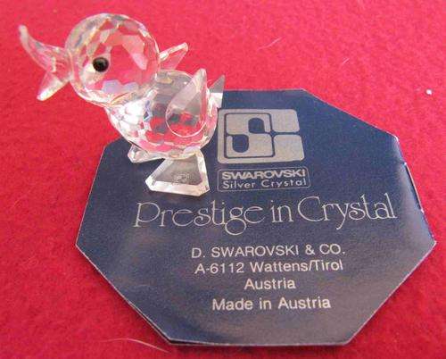 Swarovski Silver Crystal Duckling