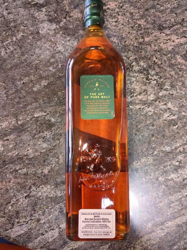 Johnny walker green label 15 years