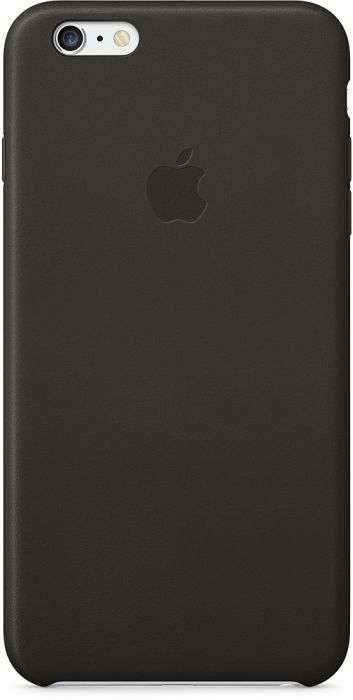 Apple iPhone 6 - black leather case - plus antiglare film & evo mesh cover