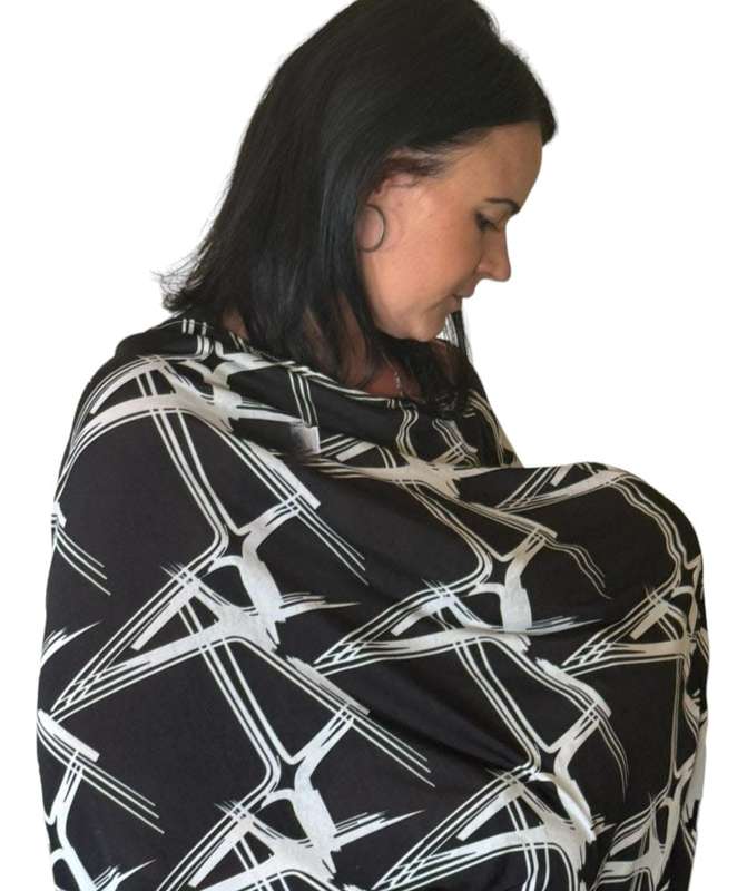 Breastfeeding/nursing and cradle cover cozy