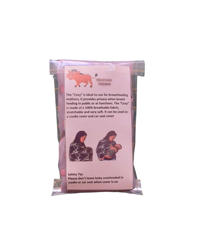 Breastfeeding/nursing and cradle cover cozy