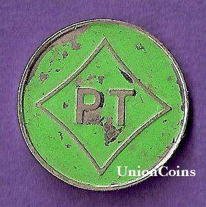 General Post Office Token Denomination (10c) - Hern's Handbook No.442t/green