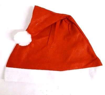 CHRISTMAS HAT FELT PLAIN