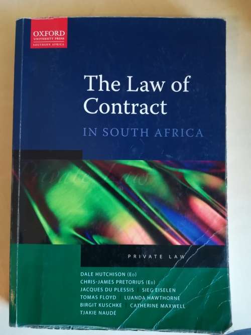 THE LAW OF CONTRACT , OXFORD, UNISA TEXTBOOK