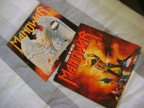 Manowar Vinyls x 2. RARE!