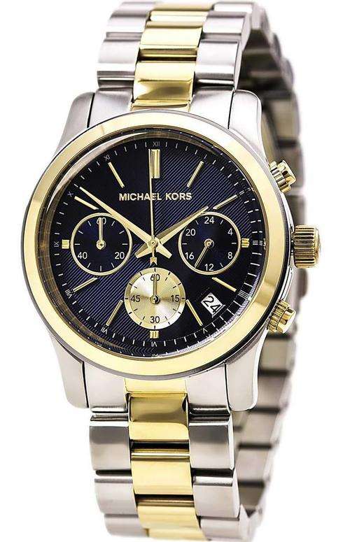 **Low Start Bid** New Ladies Michael Kors Runway Chronograph Watch