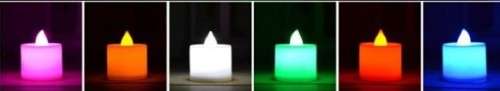 ONLY R3.80 EACH*FLAMELESS LED RGB CANDLES 24'S REASONABLE SHIPPING