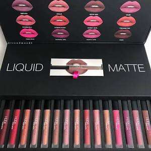 HUDA BEAUTY LIQUID MATTE LIPSTICK BOX SET - 16 SHADES