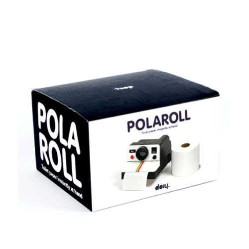 Polaroll Vintage Polaroid Camera Toilet Paper Tissue Roll Holder Cover Storage