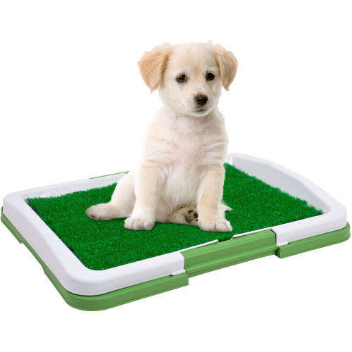 Puppy Potty Grass Mat Dog Trainer Indoor Pee Pad Training Patch Green by Pet