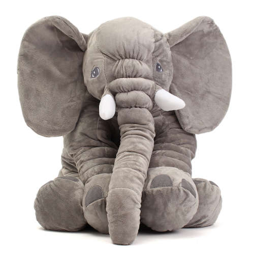 Stuffed Elephant Plush Pillow