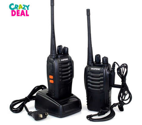 2 X Professional Two-way Radios Transceiver Handheld Interphone