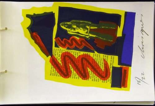 Chris Spies. NUDE DATE WITH HISTORY.15 Hand printed 1970's erotic silkscreens. Signed. edition of 22
