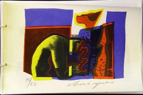 Chris Spies. NUDE DATE WITH HISTORY.15 Hand printed 1970's erotic silkscreens. Signed. edition of 22