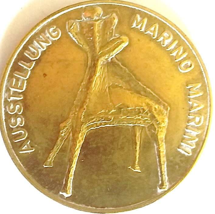 MARINO MARINI. MEDAL/TOKEN. Brons/metal. Limited edition struck. Signed.