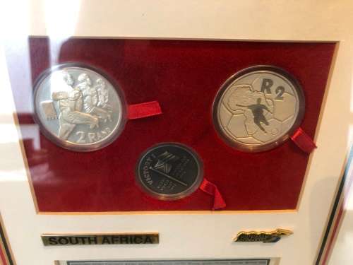 SA Mint Limited Addition. RWC 1995, Africa Cup of Nations 1996
